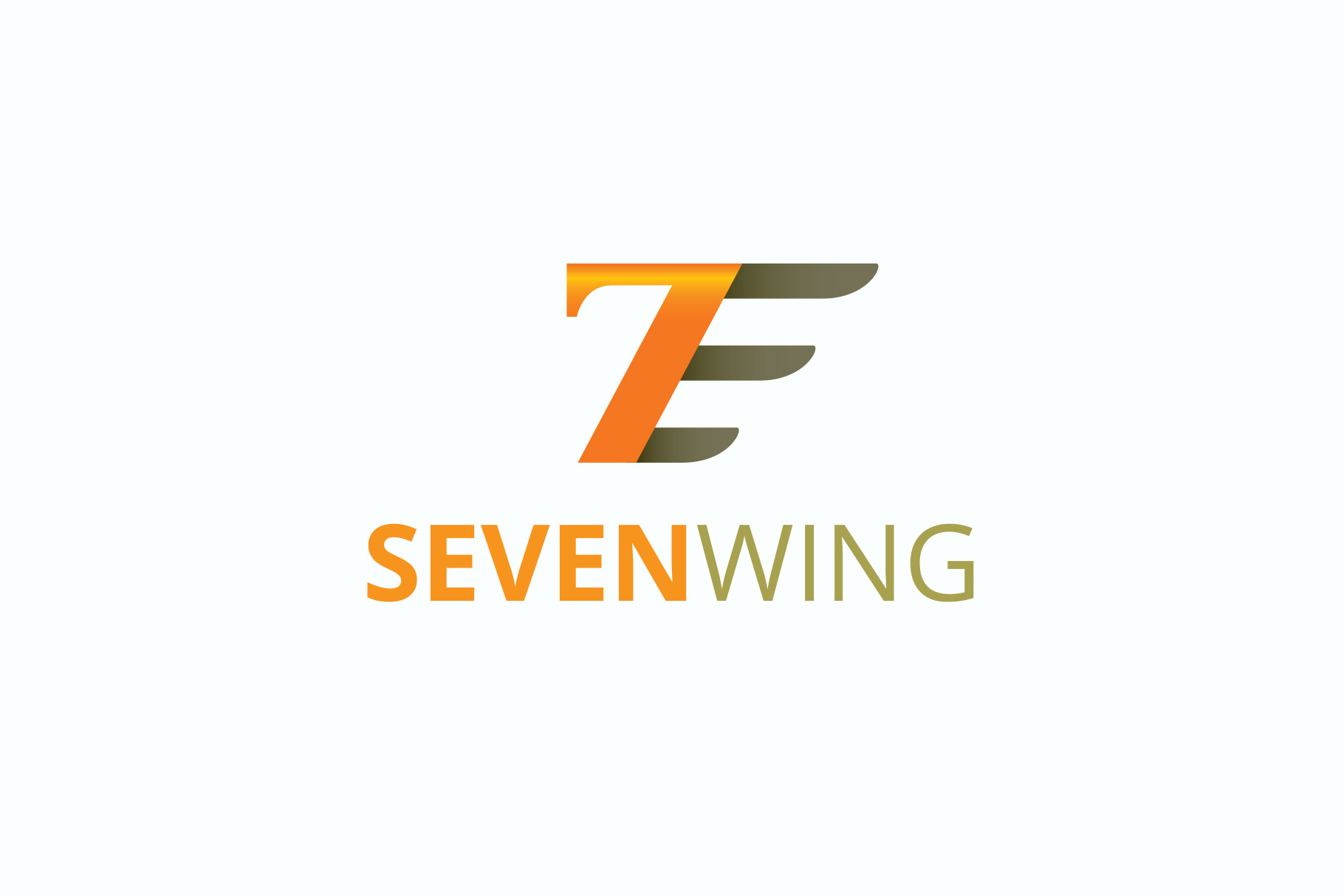 Seven Wing Logo, a Branding & Logo Template by Maraz Logo