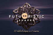 Futuristic 3D Shapes, an Object Graphic by TVartworks (Thumbnail 1 of 10)
