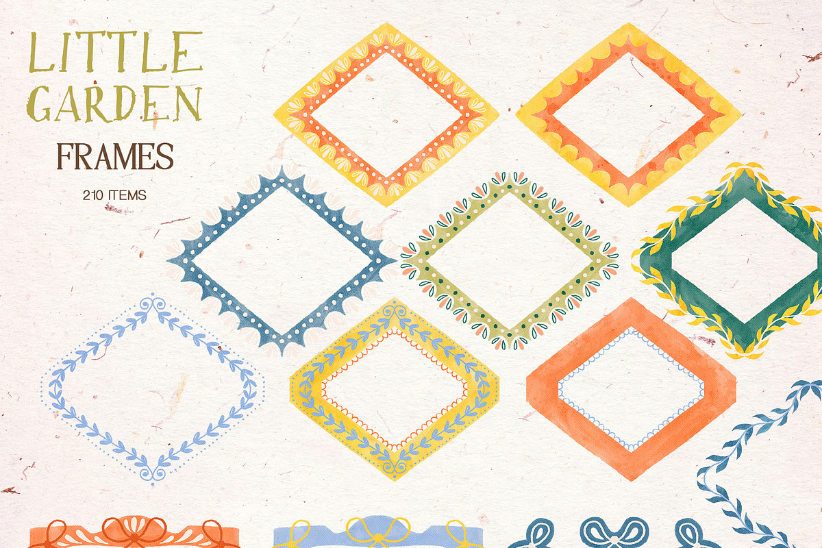 Little Garden | Frames Clipart, an Object Graphic by GVGraphics (Photo 6 of 12)