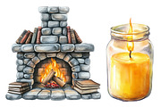 Fall Reading Nook Clipart, an Illustration by CitraGraphics (Thumbnail 5 of 5)