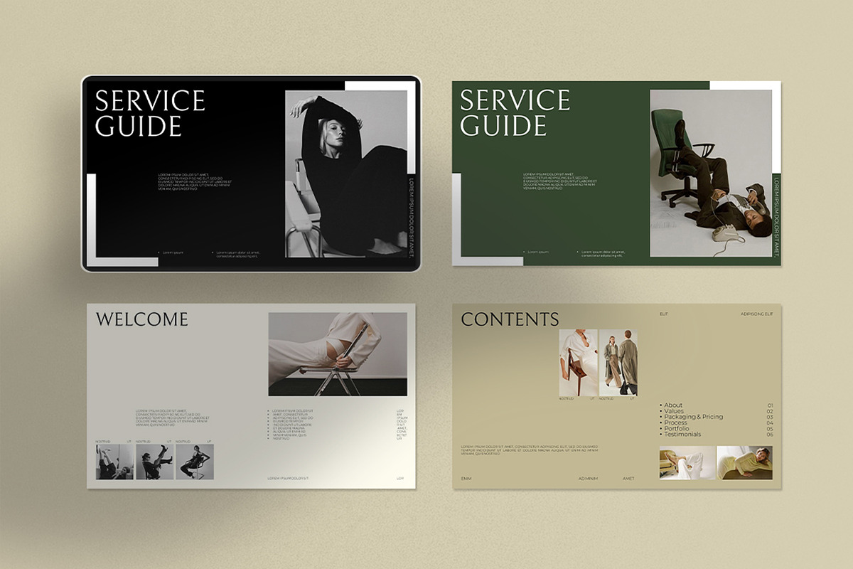 Services Guide Presentation Template, a Presentation Template by Dream-Lab (Photo 2 of 7)