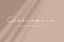 Cassiopeia Signature Script Font
