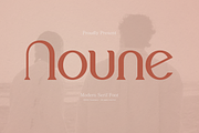 Noune | Modern Serif Font, a Serif Font by gracetype_studio (Thumbnail 1 of 12)