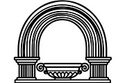 Ornamental Floral Arch Engraving, a Decorative Illustration by Designer_Momina (Thumbnail 6 of 21)