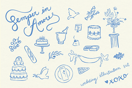 Semper in Amore - Wedding Icons, an Icon by Jordyn Grace Design