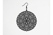 Mandala Earring SVG Bundle, an Object Graphic by musafir_fashion (Thumbnail 6 of 10)