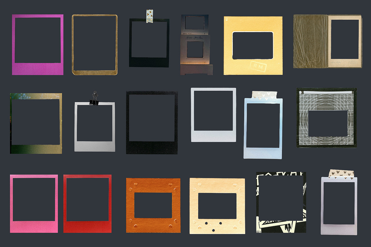 Analog Collage Kit Instant Frames, an Object Graphic by Anzhelika (Photo 8 of 12)
