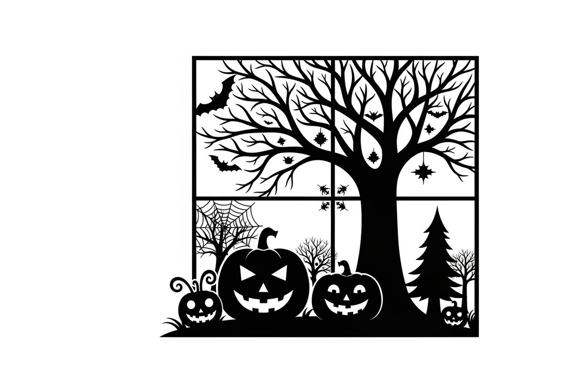 Dark Halloween Forest Design, a Graphic by BIPLOB EXPERT (Photo 9 of 13)