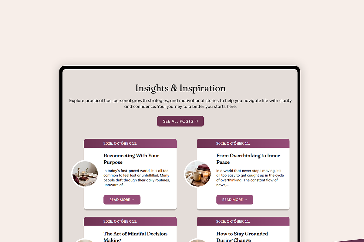 Life Coach & Therapy Website, a Wix Template by Kitteeh (Photo 7 of 20)