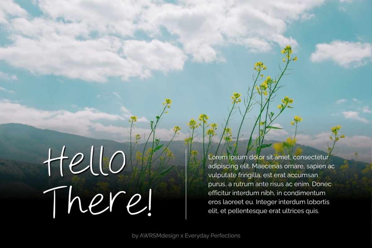 Sooney | Simple Handwriting Font, a Handwritten Font by Everyday Perfection (Photo 3 of 5)