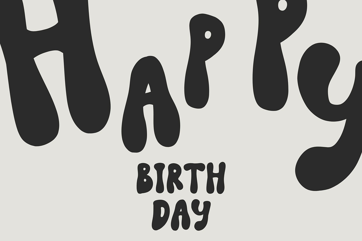 Retro Autumn is a retro groovy font, a Handwritten Font by Brown Cupple (Photo 5 of 7)