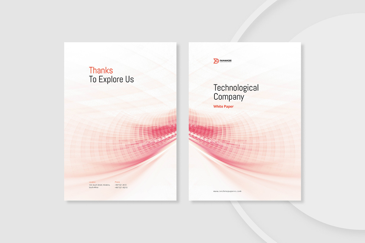Minimal White Paper, a Brochure Template by astutedesign11 (Photo 13 of 13)