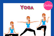 Yoga Teacher Portrait Creator, a Person Illustration by Lauren Lesley Studio (Thumbnail 10 of 43)