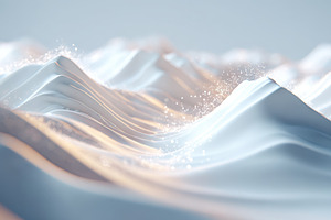 Abstract waves with sparkling highlights, a Background Photo by AlyaAnd