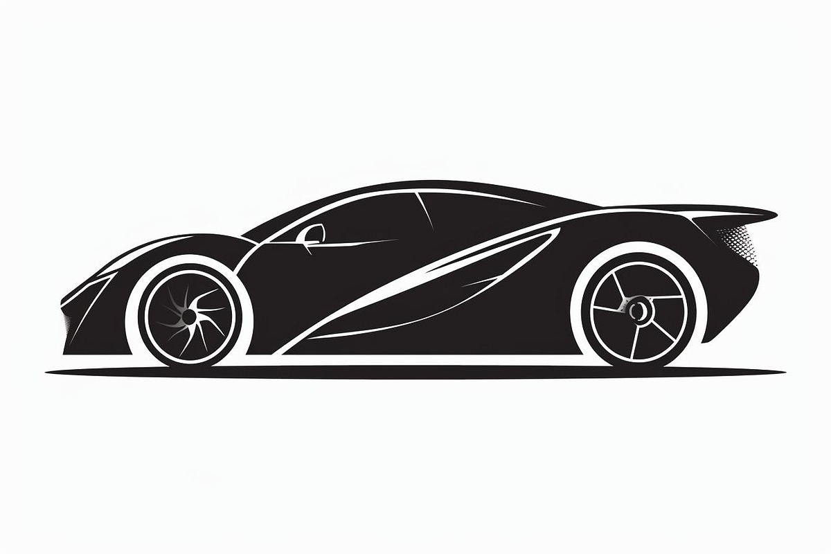 Black Sport Car Silhouette, an Illustration by BIPLOB EXPERT (Photo 7 of 13)