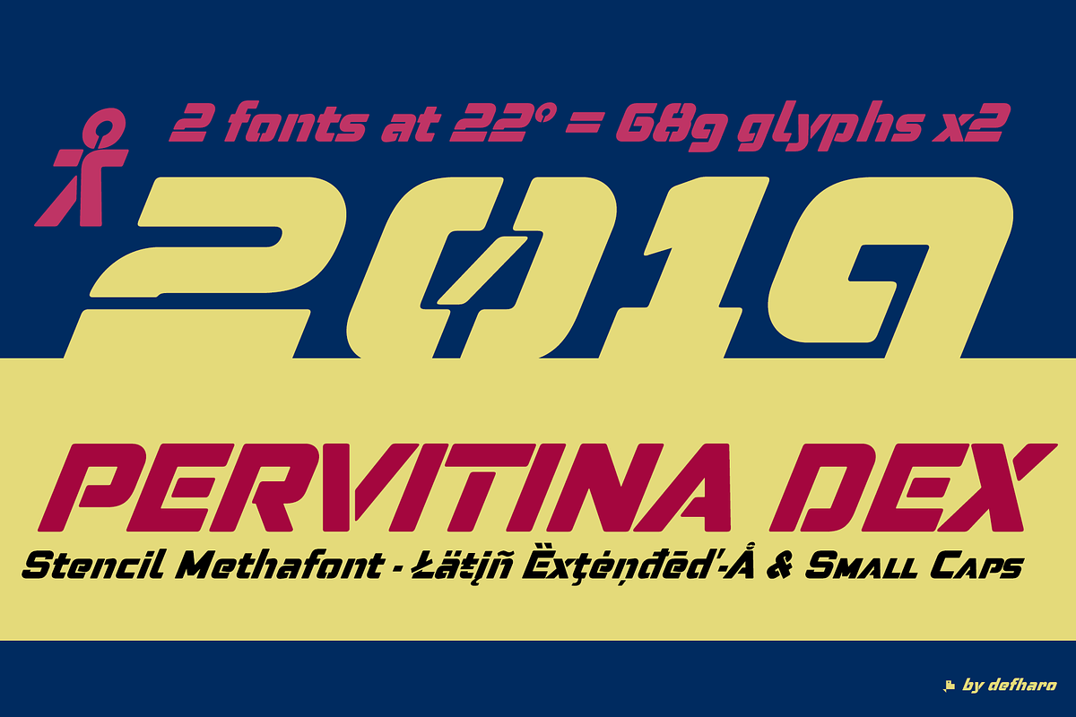 Pervitina Dex -2 fonts- preview 7