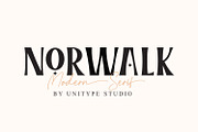 NORWALK, a Serif Font by Umitype (Thumbnail 1 of 11)