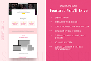 Divi Sales Page & Tripwire Template