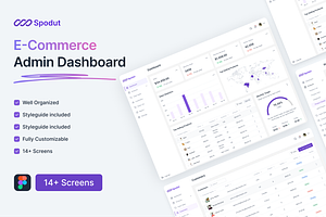 Spodut - E-Commerce Dashboard UI Kit, an UI Kit Template by Ahmed Rubel