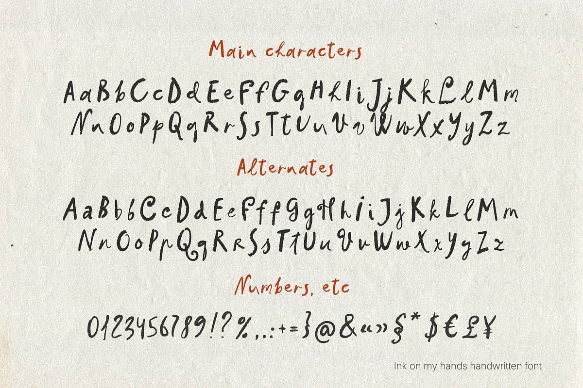 Ink on my hands script font messy, a Script Font by TD fonts (Photo 8 of 10)