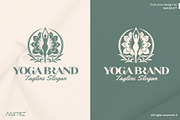 Yoga Flower Logo Template, a Branding & Logo Template by Maioriz Shop (Thumbnail 1 of 2)