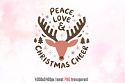 Boho Christmas Sublimation Bundle, an Object Graphic by GlitterCraft (Thumbnail 3 of 21)