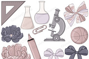 Study Beige Clipart, an Education Illustration by GlamArtZhanna (Thumbnail 5 of 6)