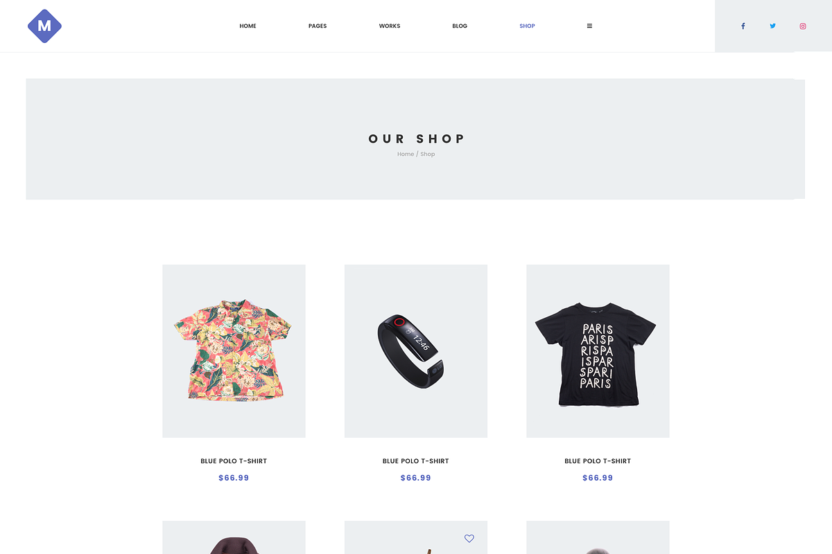 M - Minimal Portfolio Template, a Landing Page Template by bigpsfan's SHOP (Photo 17 of 18)