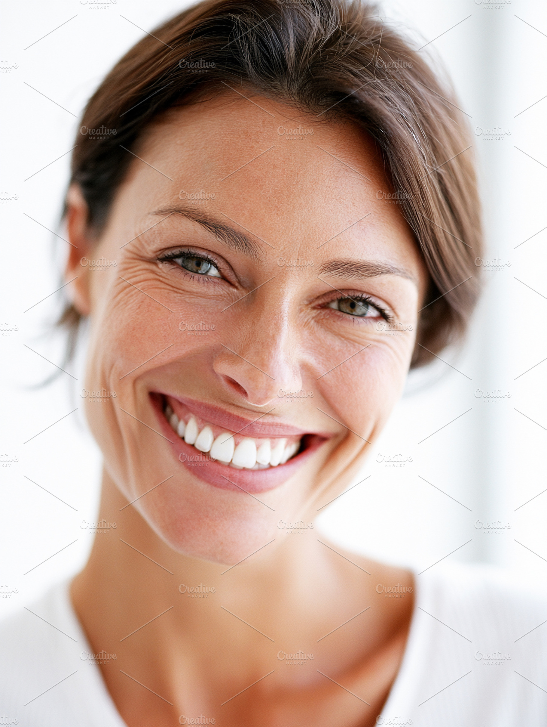 Mature woman with brown hair, a Health & Medical Photo by MistyDay