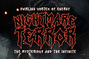 Inferal Chaos Metal Horror, a Blackletter Font by dansdesign (Thumbnail 8 of 9)