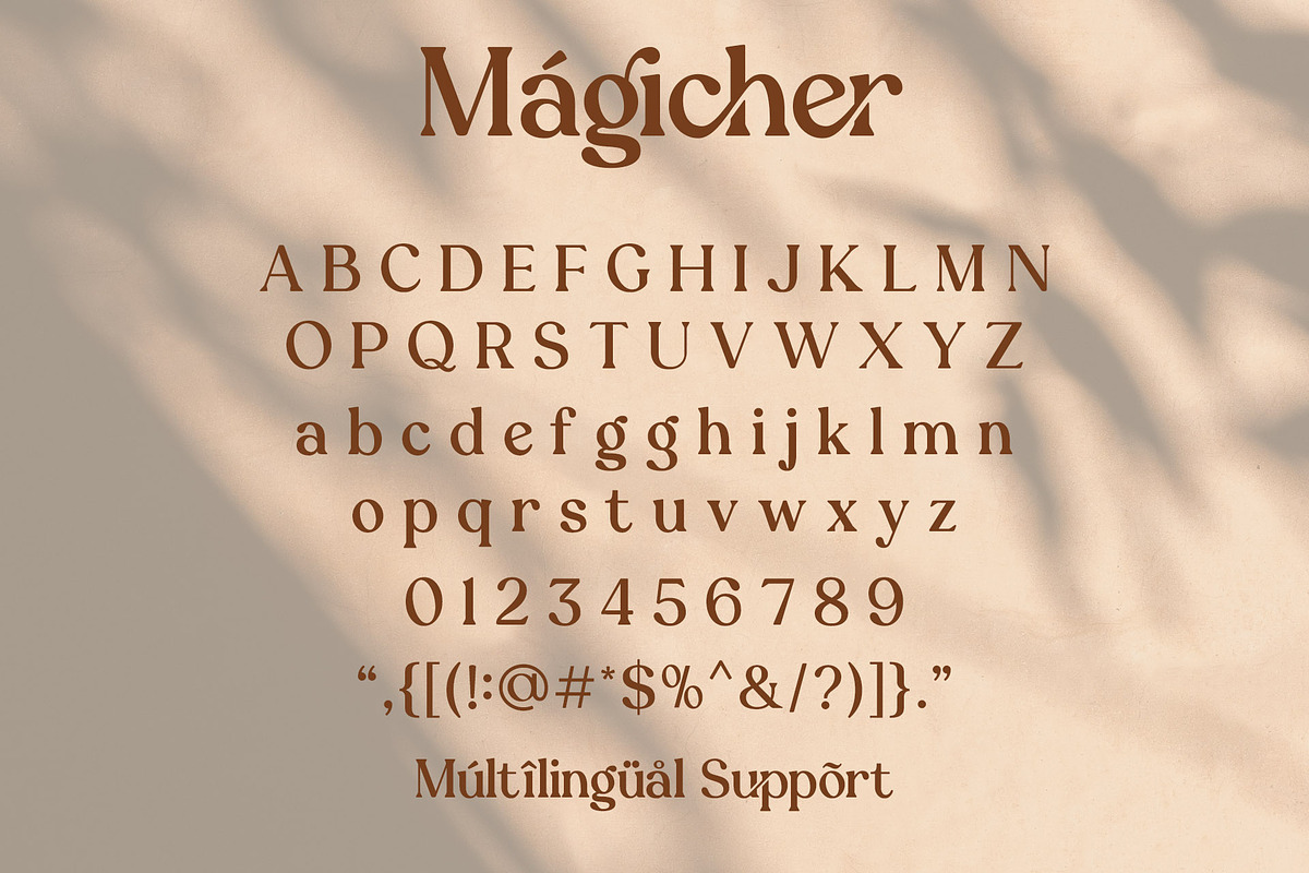 Magicher - Ligature Connected, a Serif Font by Mokatype Studio (Photo 12 of 15)