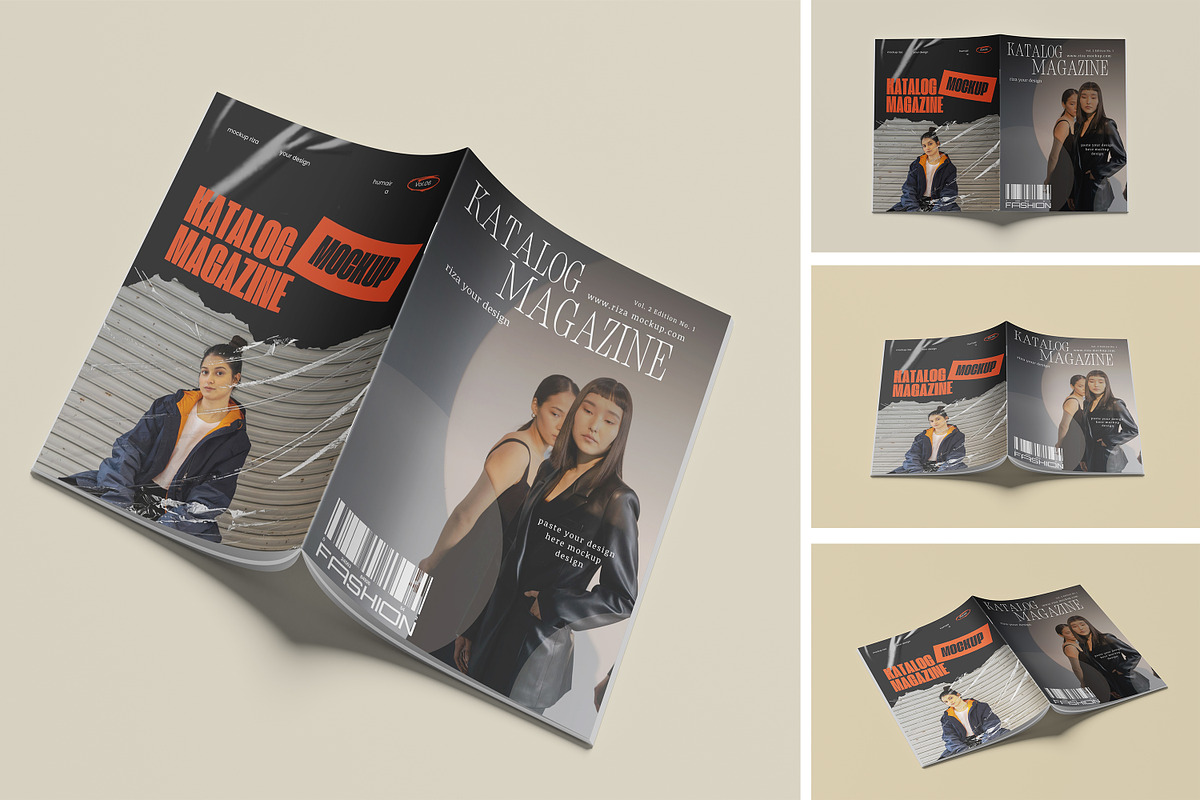 a4 katalog magaziine mockup, a Brochure Template by kebunmockup (Photo 1 of 5)