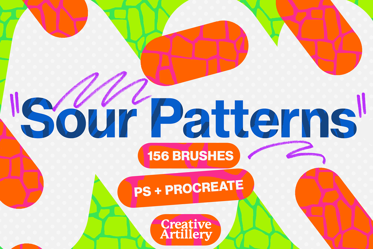 Sour Patterns Brush, a Brush Add-On by Headquarters (Photo 1 of 11)