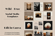 Canva Instagram Templates, a Social Media Template by Wild Wander Collective (Thumbnail 2 of 8)