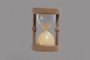 Hour Glass, an Object 3D Model by fahad121