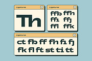 Gts Varine - Wide Display Font, a Sans Serif Font by Graptail (Thumbnail 9 of 14)