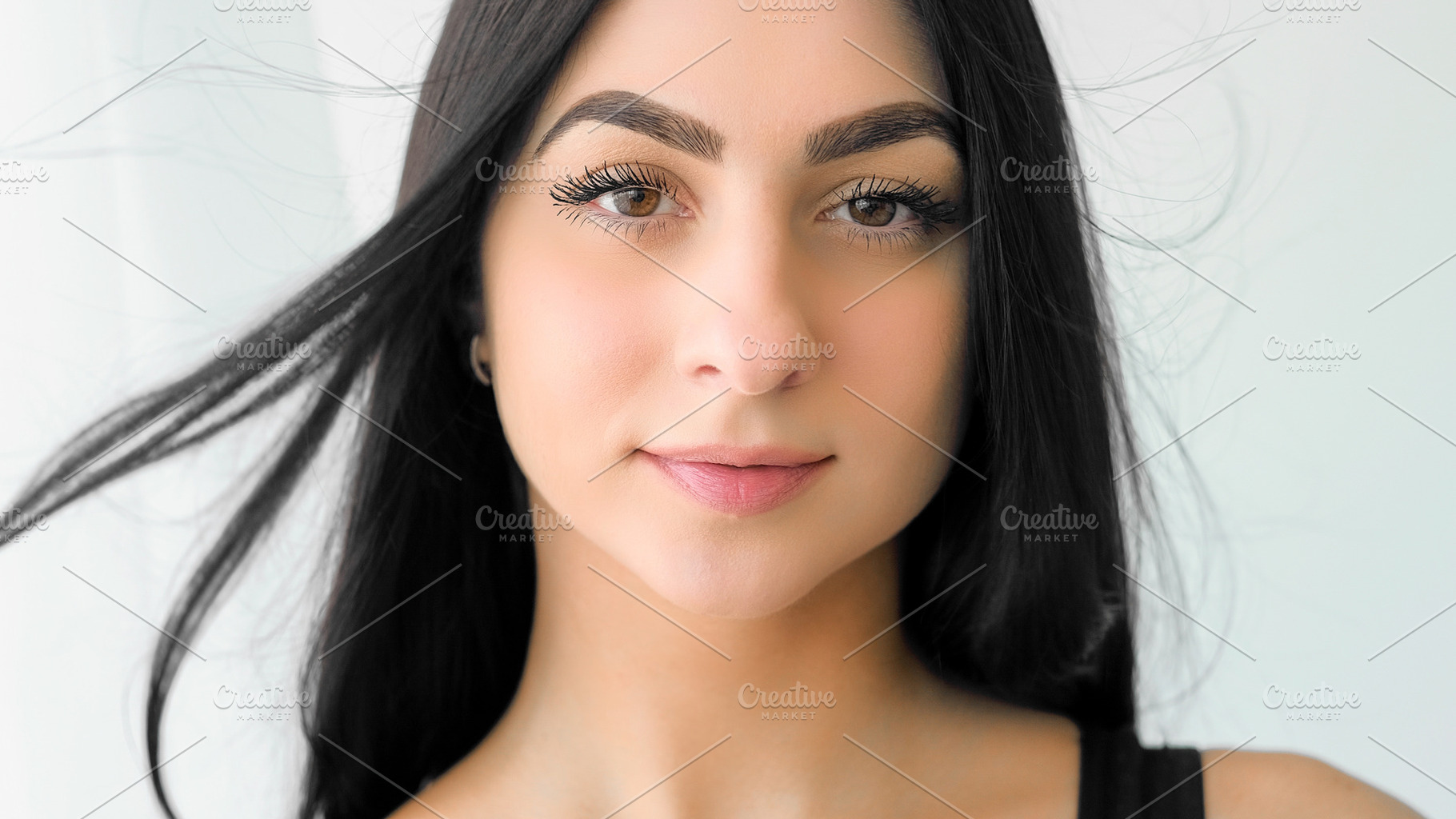 Face beauty healthy hair young woman cosmetics, a Person Photo by Photo Drive Studio