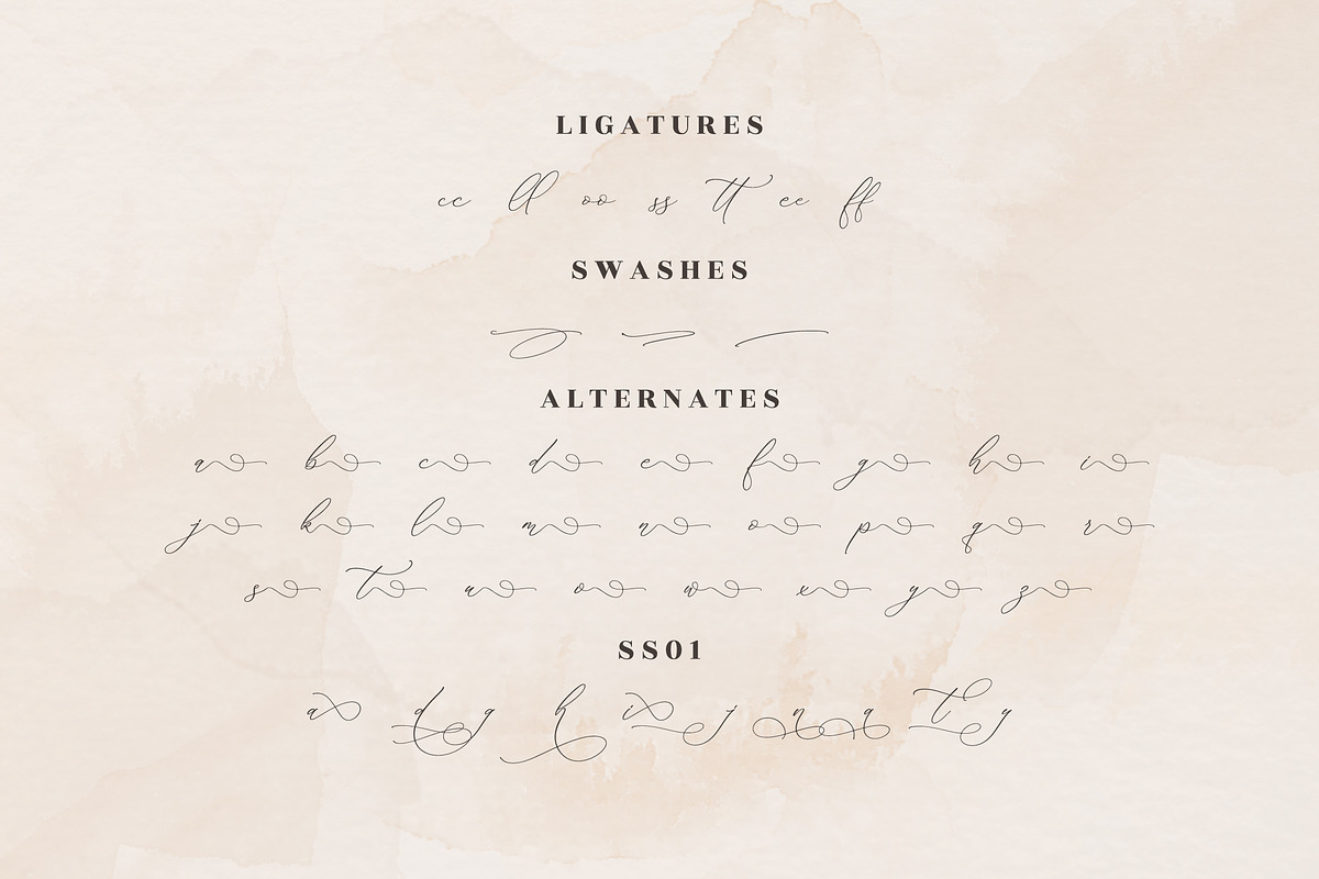 Medusa Luxury Script Font, a Script Font by Storytype Studio (Photo 14 of 15)