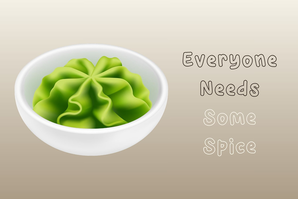Wasabi a hand-lettered Bubbly Font, a Handwritten Font by Eryn Rose Design (Photo 9 of 12)