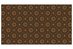 Ornate Golden Sunburst and Moon, a Pattern Graphic by Creative Backgrounds
