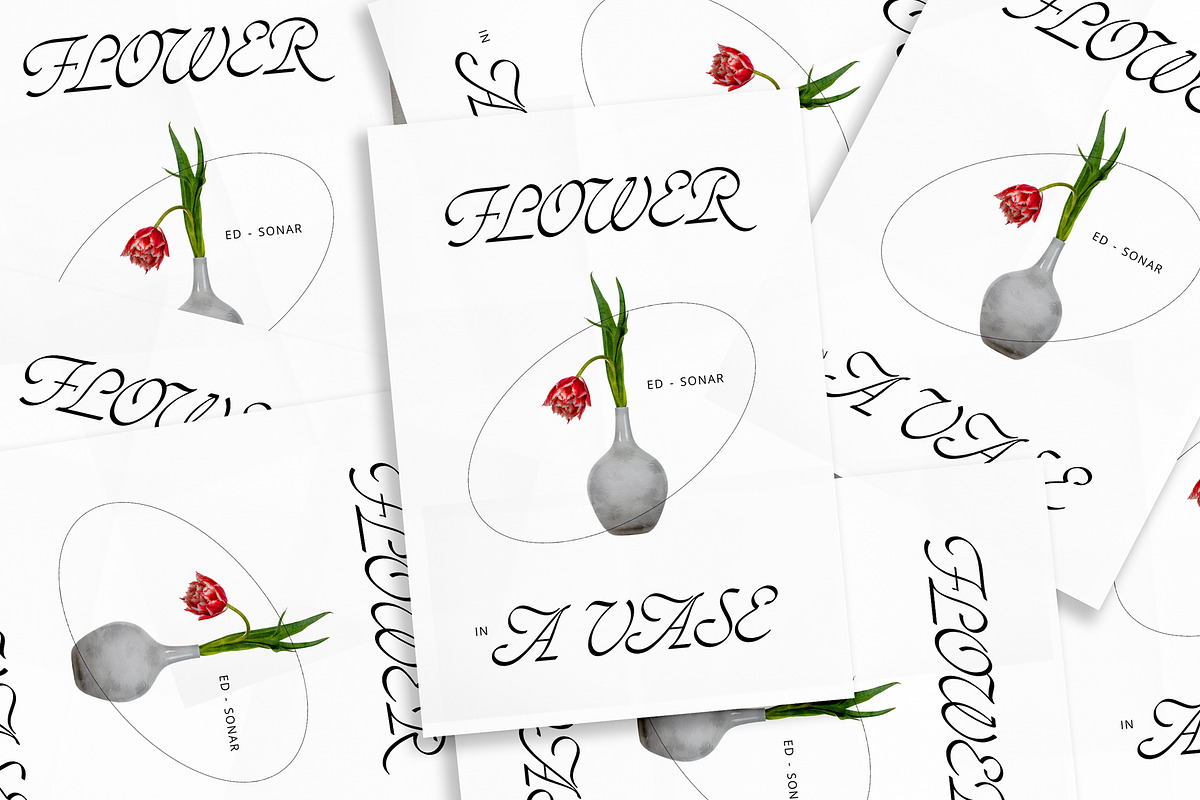 ED - Sonar Typeface, a Script Font by Emyself Design (Photo 4 of 12)