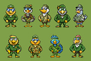 Bird Mascot With Soldier Costume, an Illustration by Riswan Ratta (Thumbnail 4 of 4)