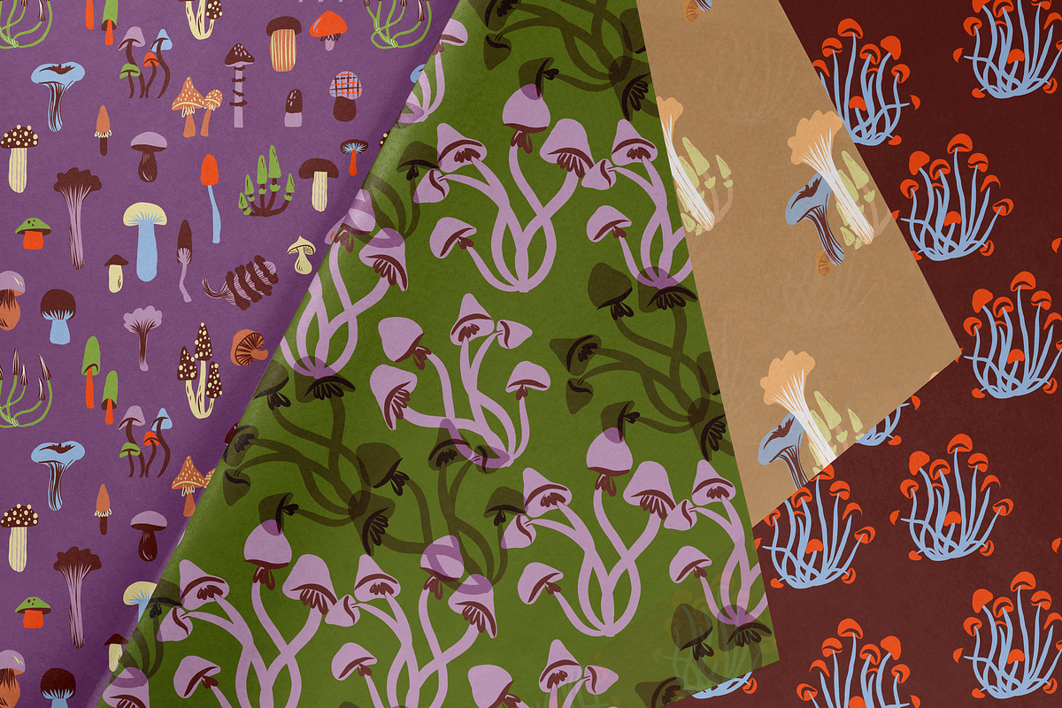 Mushrooms clipart PNG and vector, a Healthcare Illustration by Paper Cherry (Photo 9 of 12)