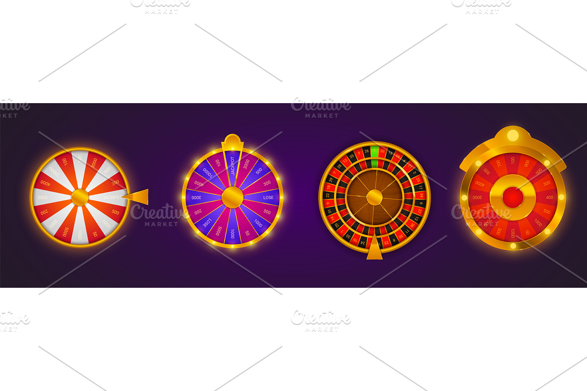 Luxury casino fortune wheel, an Object Illustration by art PVP - market