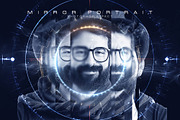 Mirror Portrait Photoshop Effect, a Brushes & More by INTENTFX (Thumbnail 2 of 8)