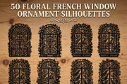 50 Floral French Window Ornament, a Decorative Illustration by Amazin_art (Thumbnail 1 of 29)
