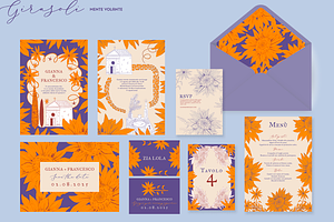Wedding Stationery set Girasoli