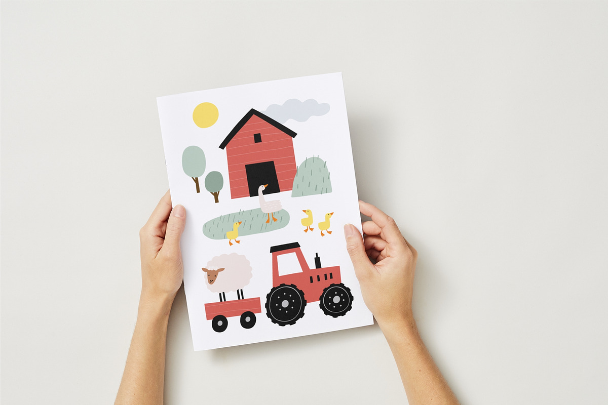Happy Day Farm, a Decorative Illustration by Barkova Nadya (Photo 6 of 10)