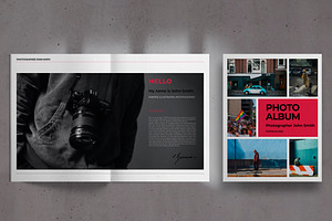 Photo Album Portfolio Template