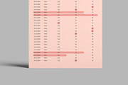 Blood Pressure Chart, a Stationery Template by MightyDesign (Thumbnail 5 of 8)